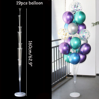7/11/19 rury uchwyt na balon balony kolumna stojąca balon do konfetti dzieci Birthday Party Baby Shower materiały do dekoracji ślubnych 2